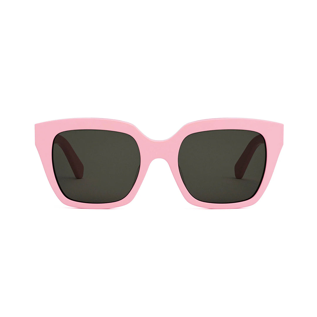 Celine Pink Sunglasses Triomphe 01 sunglasses in Acetate - MILKY PASTEL ROSE | CELINE main image 4