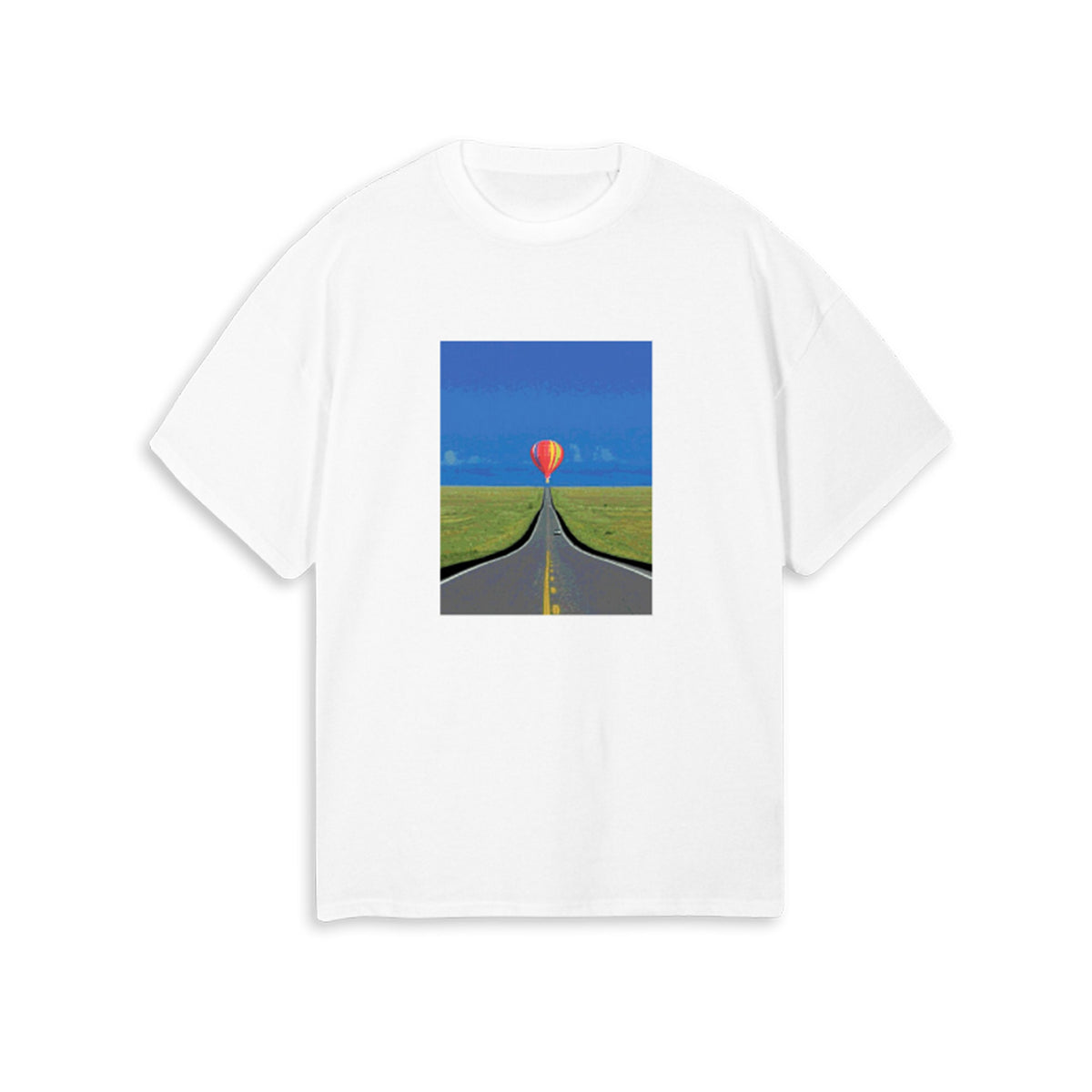 balloon oversized tee - white – THE CIRCLE OF LEAST CONFUSION