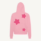 20/HAPPY - oversized hoodie sweater (pink and pink)