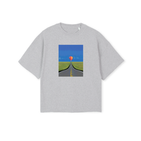 BALLOON - boxy oversized t-shirt (light grey)