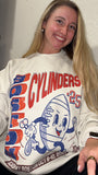 CYLINDERS - oversized crewneck sweater (off white)