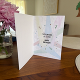 Flashing Lights and Floaters - Birthday Card