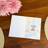 Flashing Lights and Floaters - Birthday Card