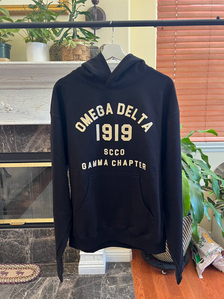 sample - OMEGA DELTA - oversized hoodie sweater (black)