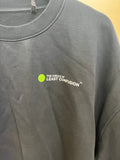 sample - LOGO - oversized crewneck sweater (vintage black and white)