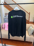sample - LOGO - oversized crewneck sweater (vintage black and white)