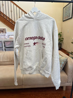 sample - OMEGA DELTA - oversized hoodie sweater (off white)