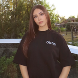 LEA - boxy oversized t-shirt (black)