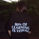 LEA - boxy oversized t-shirt (black)