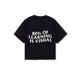 LEA - boxy oversized t-shirt (black)