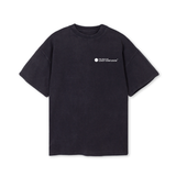 LOGO - oversized t-shirt (vintage black and white)