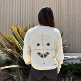 30-2 VF - oversized long sleeve boxy t-shirt (vintage white)