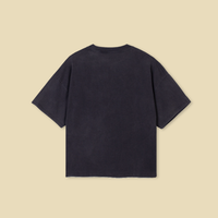 OPTOMETRY - boxy oversized t-shirt (vintage black and cream)