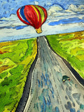 BALLOON - watercolor painting 18x24" (1/1)