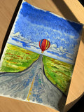 BALLOON - watercolor painting 18x24" (1/1)