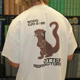 SCCO 2029 - boxy oversized t-shirt (vintage white)
