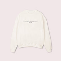 30-2 VF - oversized crewneck sweater (off white)