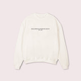 30-2 VF - oversized crewneck sweater (off white)