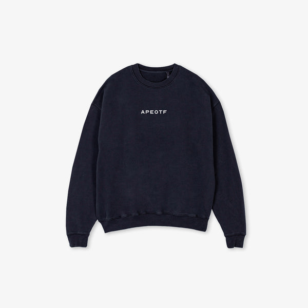 APEOTF - oversized crewneck sweater (vintage black and white)