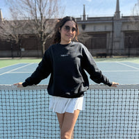 APEOTF - oversized crewneck sweater (vintage black and white)