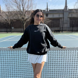 APEOTF - oversized crewneck sweater (vintage black and white)
