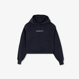 APEOTF - oversized cropped sweater (vintage black and white)