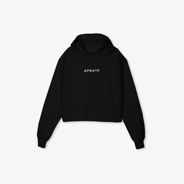 APEOTF - oversized cropped sweater (black and white)
