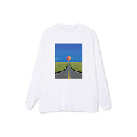 BALLOON - oversized long sleeve tee (white)