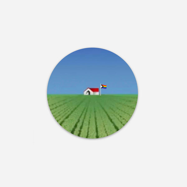 BARN HOUSE - circle sticker