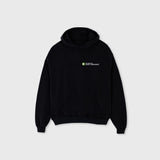 AMSLER - oversized hoodie sweater (black and white)