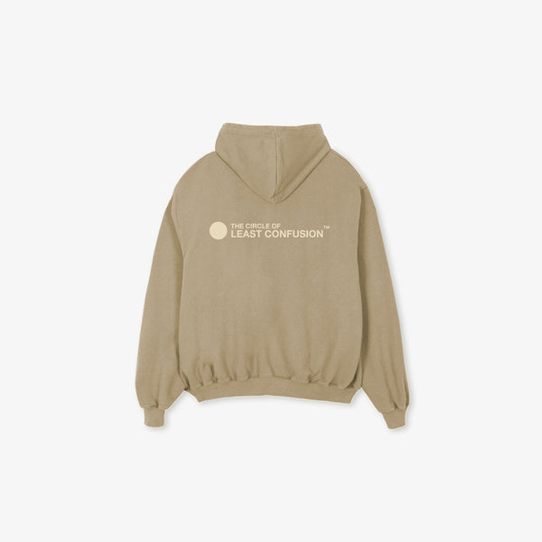 LOGO - oversized hoodie sweater (vintage dune and cream)