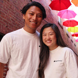 LOGO - oversized t-shirt (off-white and black)