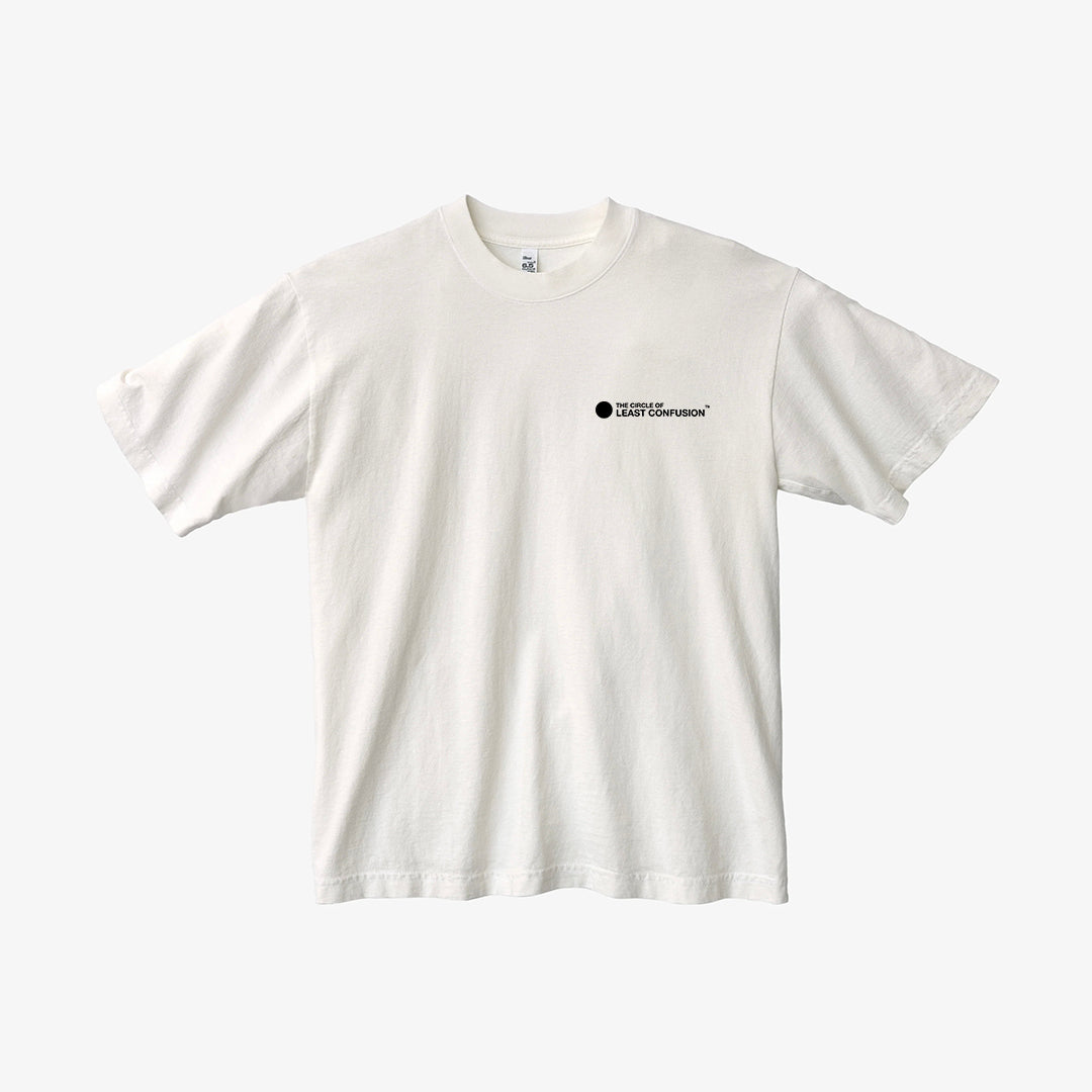 LOGO - oversized t-shirt (off-white and black) – THE CIRCLE