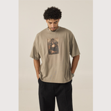 MONA - boxy oversized t-shirt (dune)