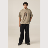 MONA - boxy oversized t-shirt (dune)