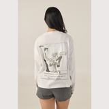NCT - oversized long sleeve boxy t-shirt (white)