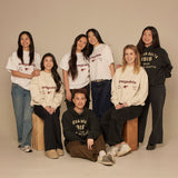 OMEGA DELTA - oversized crewneck sweater (off white)