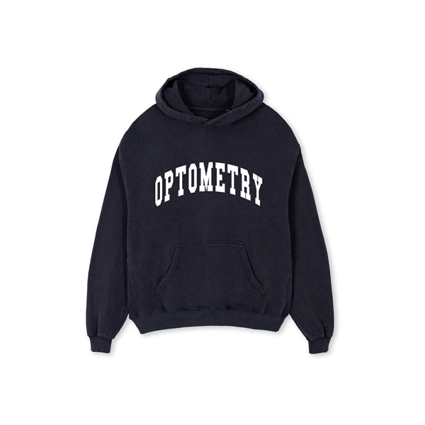 OPTOMETRY - oversized hoodie sweater (vintage black)