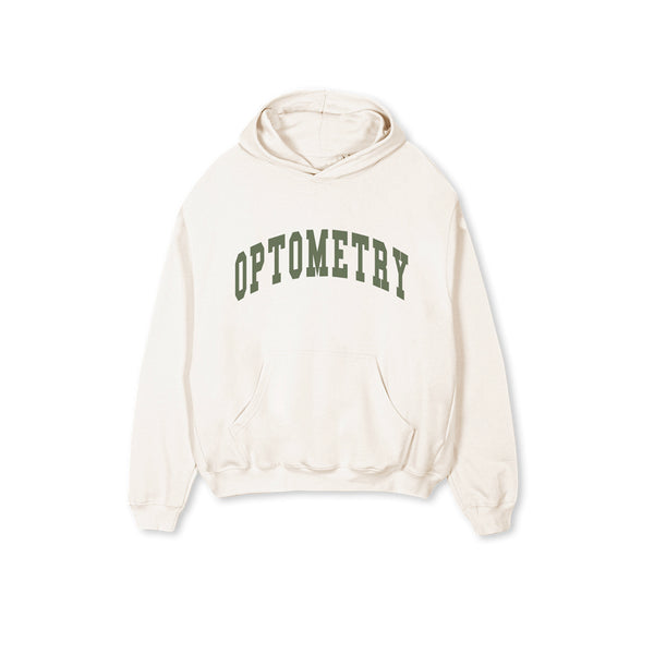 OPTOMETRY - oversized hoodie sweater (off white)
