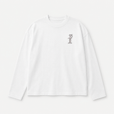NCT - oversized long sleeve boxy t-shirt (white)